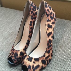 Nine West | Leopard Heels 6